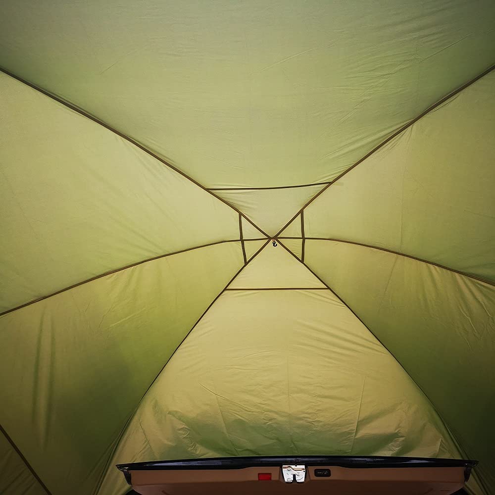 10.5'x7.5'x7.2' Waterproof SUV Car Tent - Outdoor Camping Awning & Sun Shelter Canopy for Car Trunk | Perfect for Family Camping, Road Trips & Beach Outings