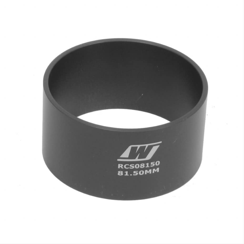 Wiseco 81.50mm Black Anodized Piston Ring Compressor Sleeve for Motorcycle & ATV Engine Rebuilds - Perfect for DIY Mechanics & Professional Repair Shops