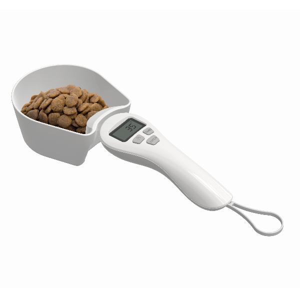 M PETS Poppy Measuring Scoop for Dog & Cat Food - Accurate Portion Control for Pet Nutrition - Perfect for Dry & Wet Food, Treats, Supplements