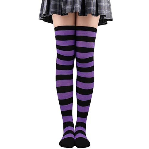 Black & Purple Stripes