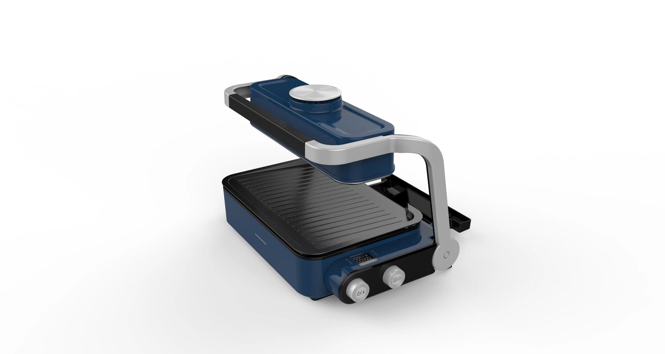 Daewoo G8 Korean Electric Multi-Function Grill - Indoor/Outdoor BBQ, Panini Press & Griddle for Home, Camping & Parties