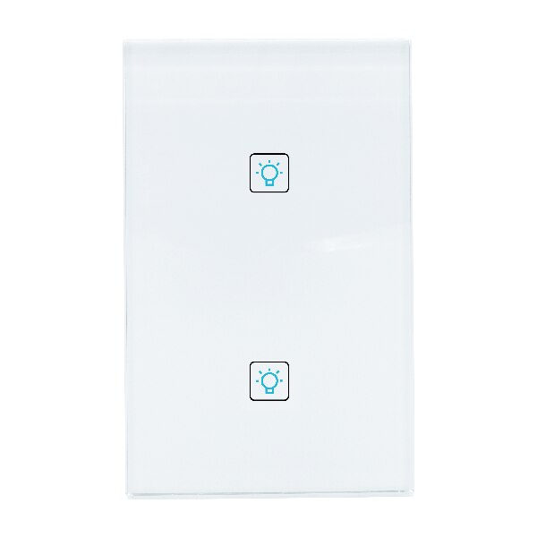 Smart Double Switch for Home - WiFi Light Switch for Smart Home Automation, Voice Control with Alexa & Google Assistant - Perfect for Living Room, Bedroom, and Kitchen Lighting