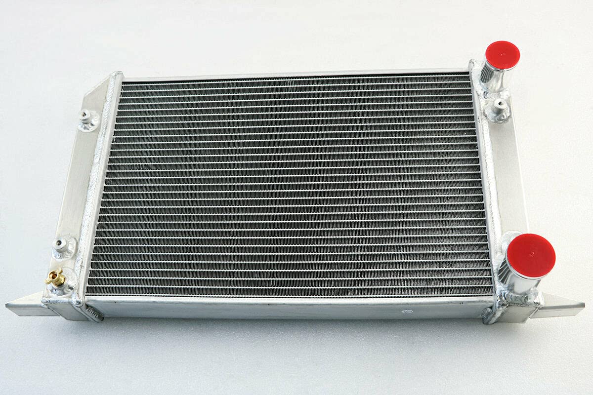 High Performance 3 Row Aluminum Radiator for VW Scirocco & Pro Stock Drag Racing - Direct Replacement Cooling System Upgrade - Perfect for Street Performance & Track Racing