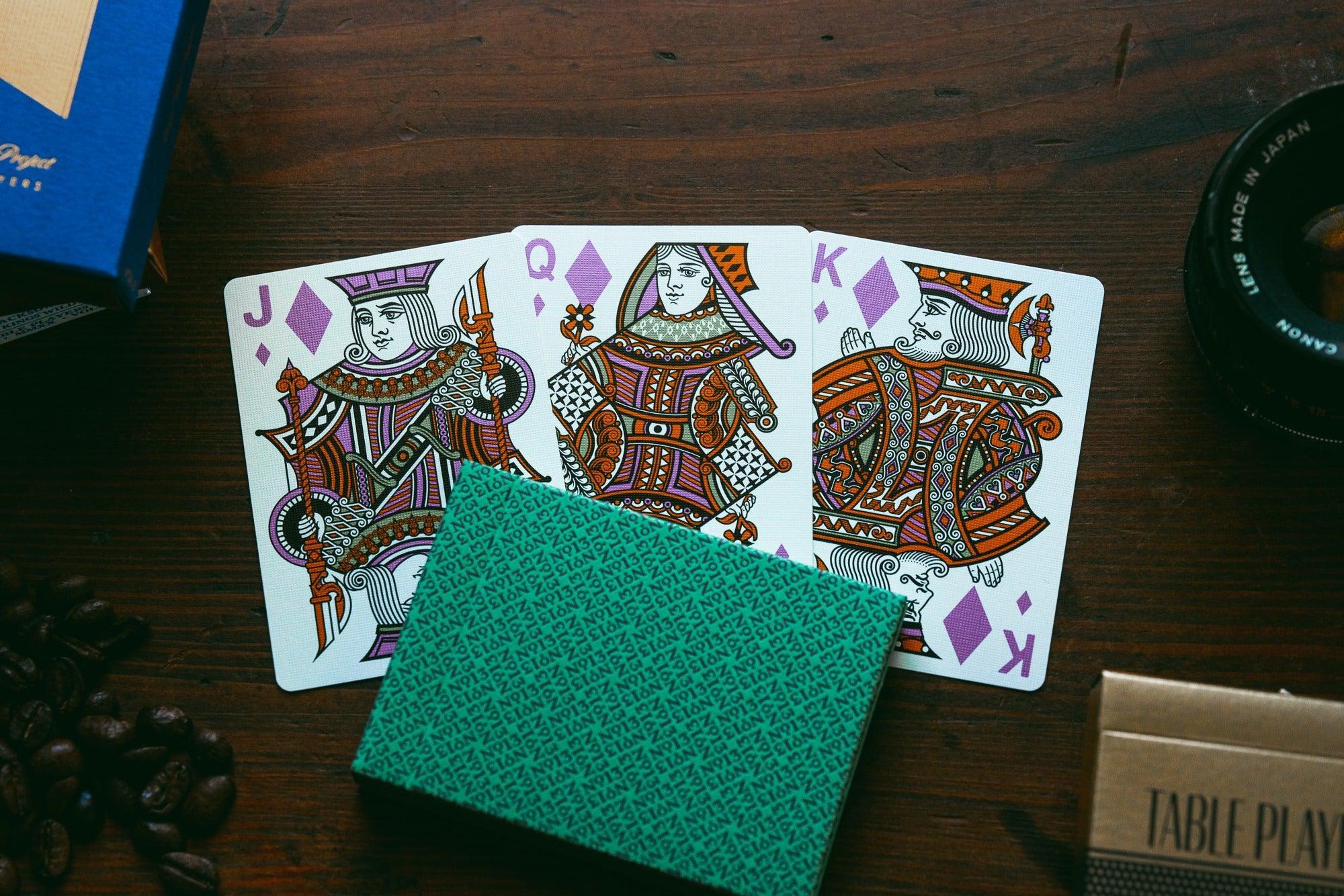 No.13 Table Players Playing Cards Vol.5 - Premium Quality Poker Cards for Game Nights, Magic Tricks & Casino Style Entertainment