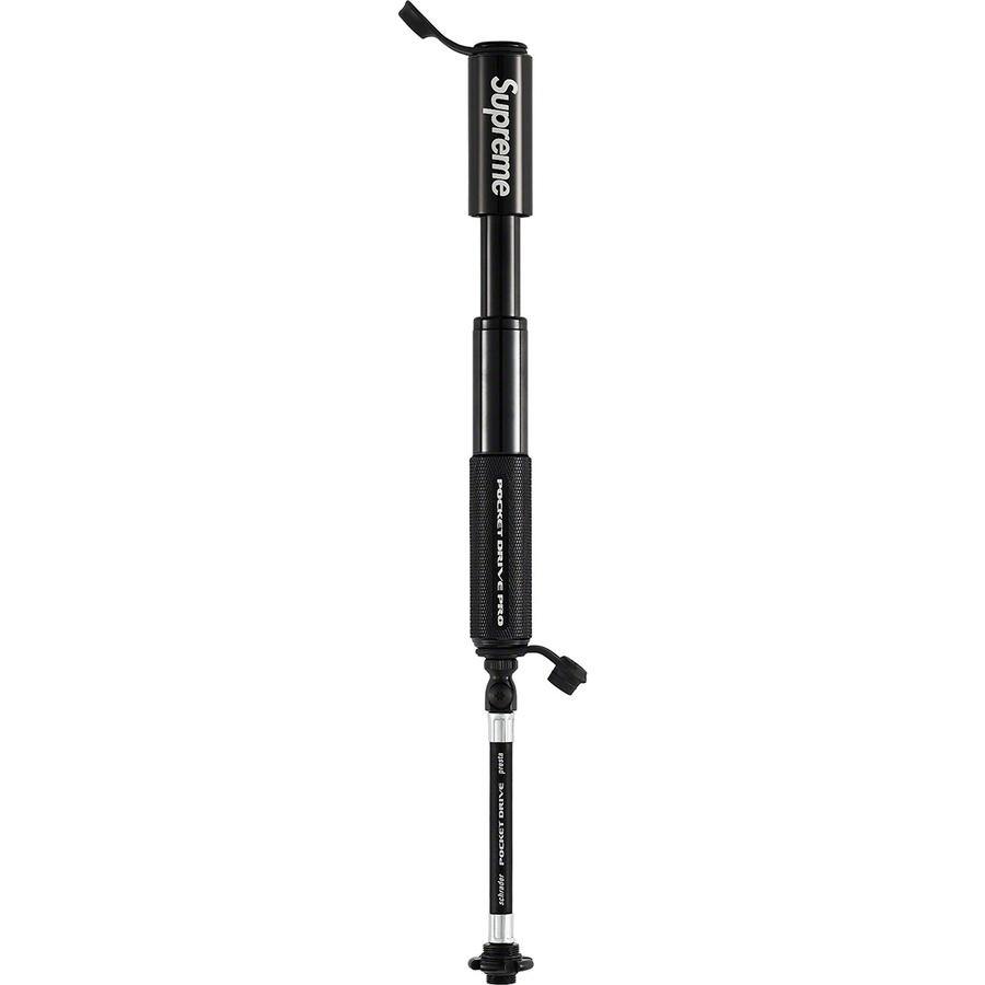SUPREME 21SS X LEZYNE POCKET DRIVE PRO Bike Pump - Portable High Pressure Mini Bicycle Tire Inflator for Road & Mountain Bikes - Perfect for Cycling, Commuting & Emergency Repairs