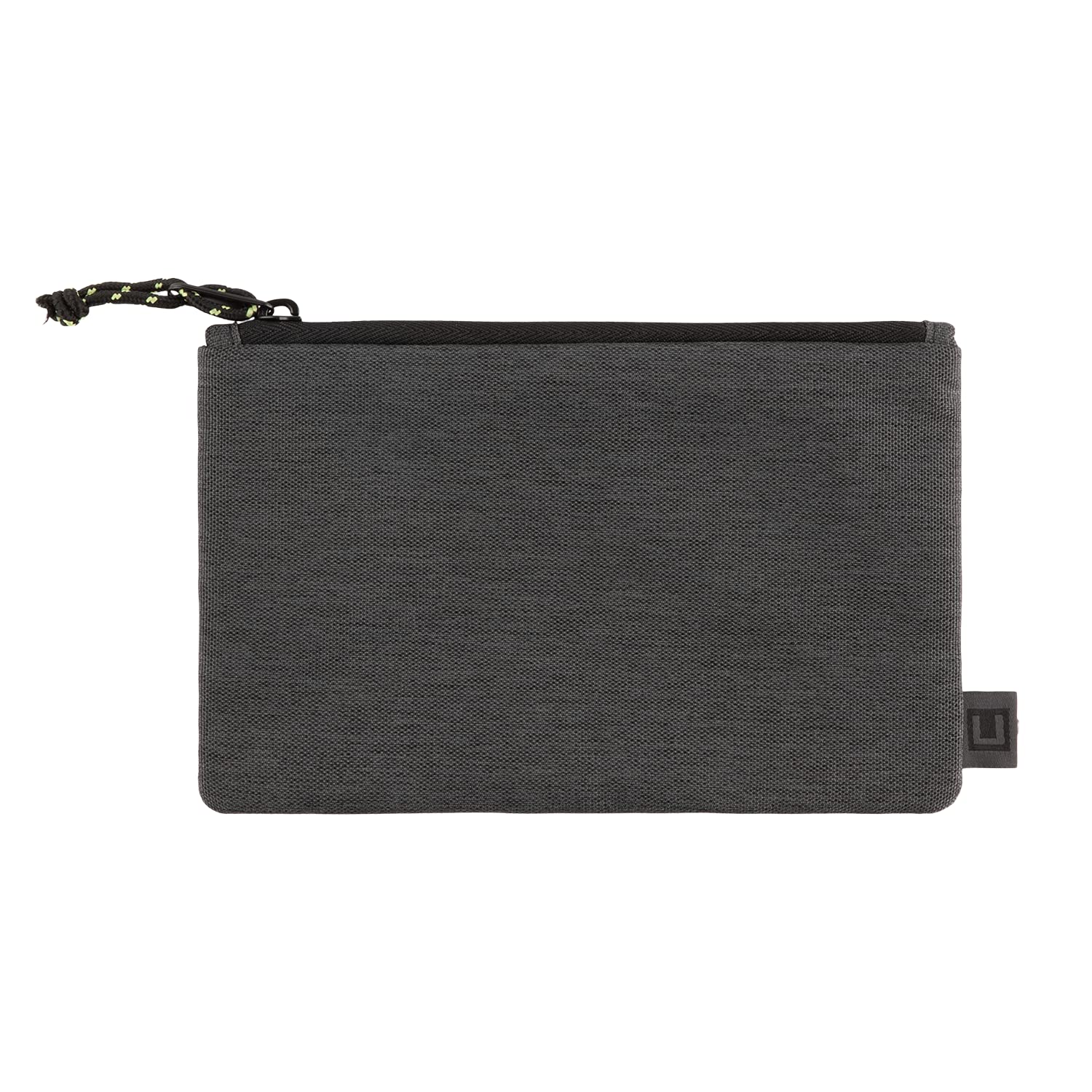 UAG Mouve Accessory Pouch - Travel Cosmetic Bag Organizer for Makeup Brushes, Lipstick, Electronics & Toiletries - Small Zippered Case for Daily Use, Gym & Travel Essentials - Dark Grey