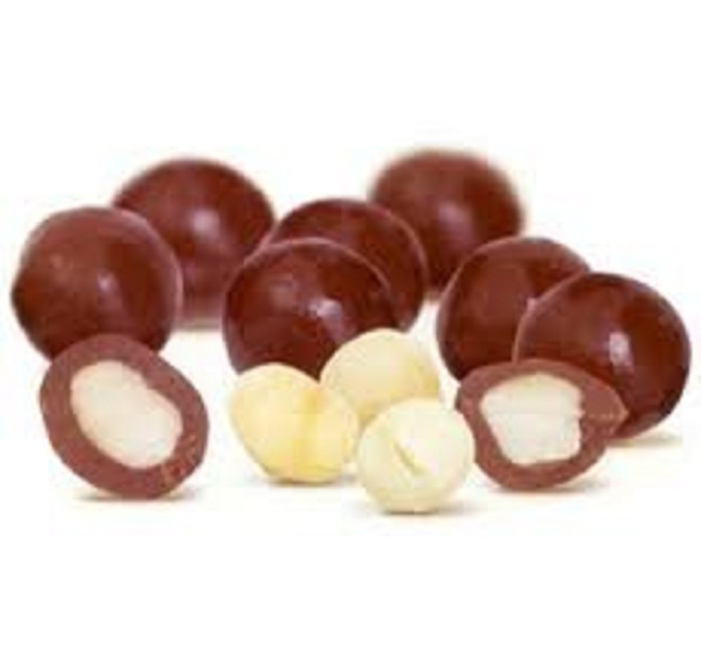 Delish Milk Chocolate Covered Macadamia Nuts (1lb) - Perfect for Gifts & Snacking