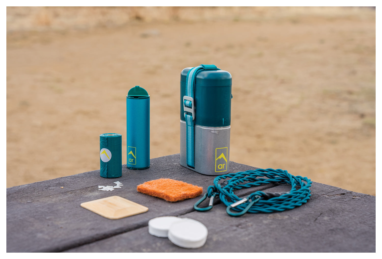 Adventure-Ready Complete Kitchen Cleaning Kit - Portable Camping & Outdoor Cooking Essentials for Hiking, RV Trips & Backpacking