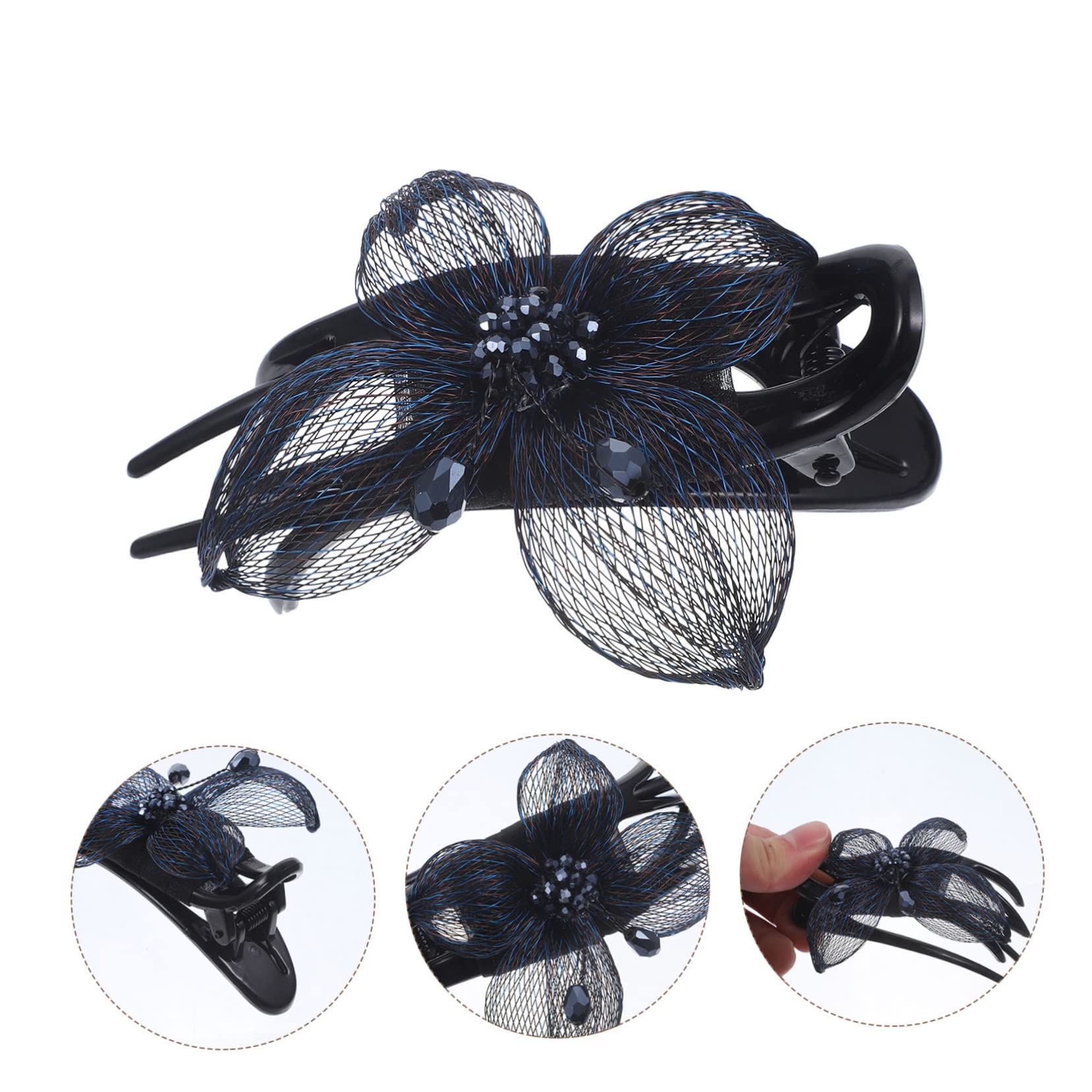 Elegant Mikinona Hair Clip Ponytail Holder for Women & Teens - Perfect for Prom, Weddings & Everyday Styling