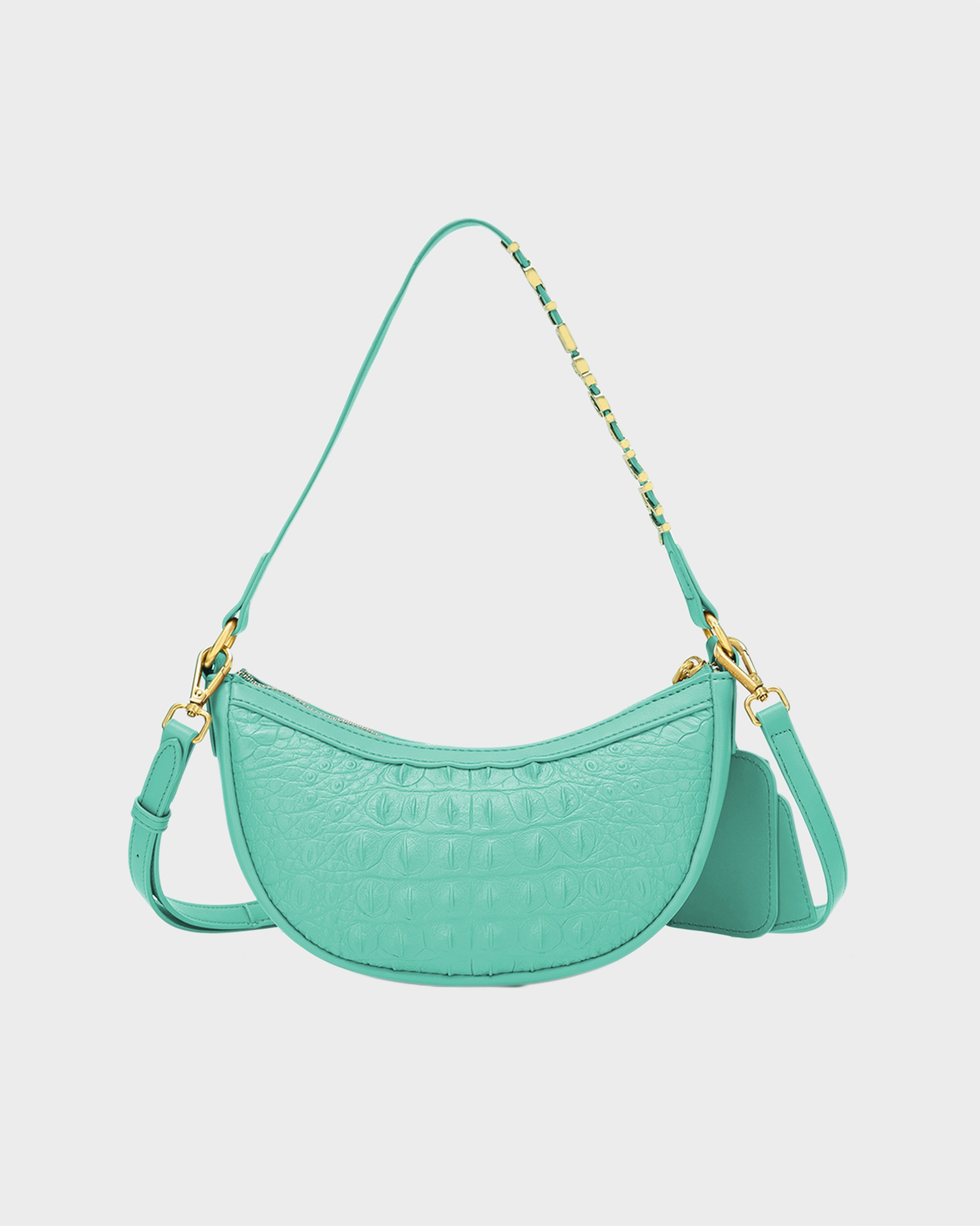 Stylish Mint Green Shoulder Purse for Women - Trendy Crossbody Bag for Everyday Use, Travel & Shopping