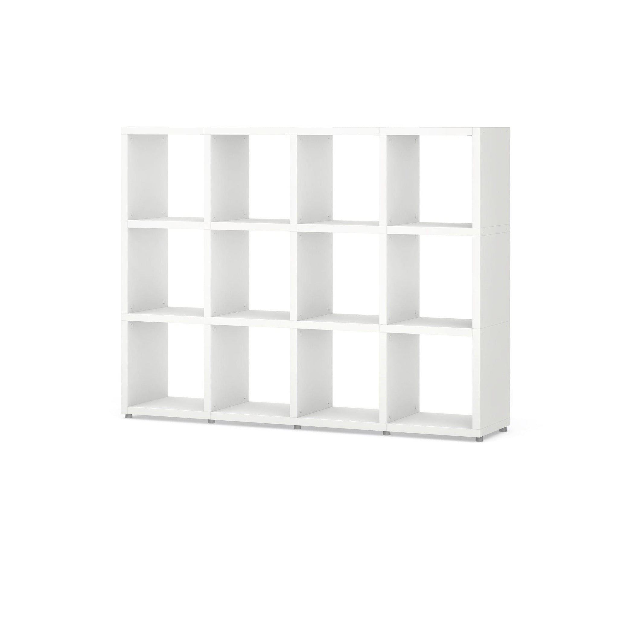 BOON Cube Storage Shelf 4x3 Square Organizer - Kids Toy Storage, Bookshelf, Nursery Organization - Perfect for Playrooms, Bedrooms & Closets