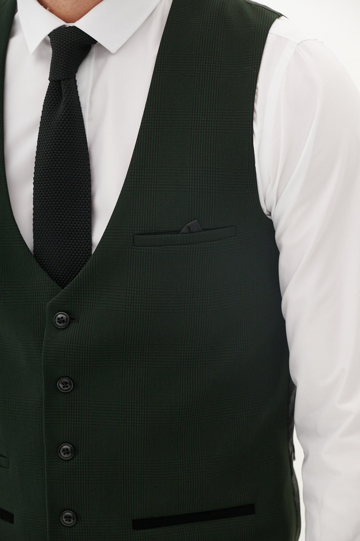 BROMLEY Olive Green Check Suit - Official Cardiff City F.C. Collection (As Worn By Karlan Grant) | Perfect for Match Days, Weddings & Formal Events