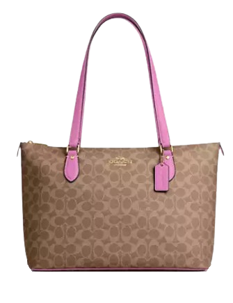 Coach Gallery Tote Bag in Signature Canvas - Stylish Women's Handbag for Work, Travel & Everyday Use | Durable Designer Purse with Premium Leather Accents