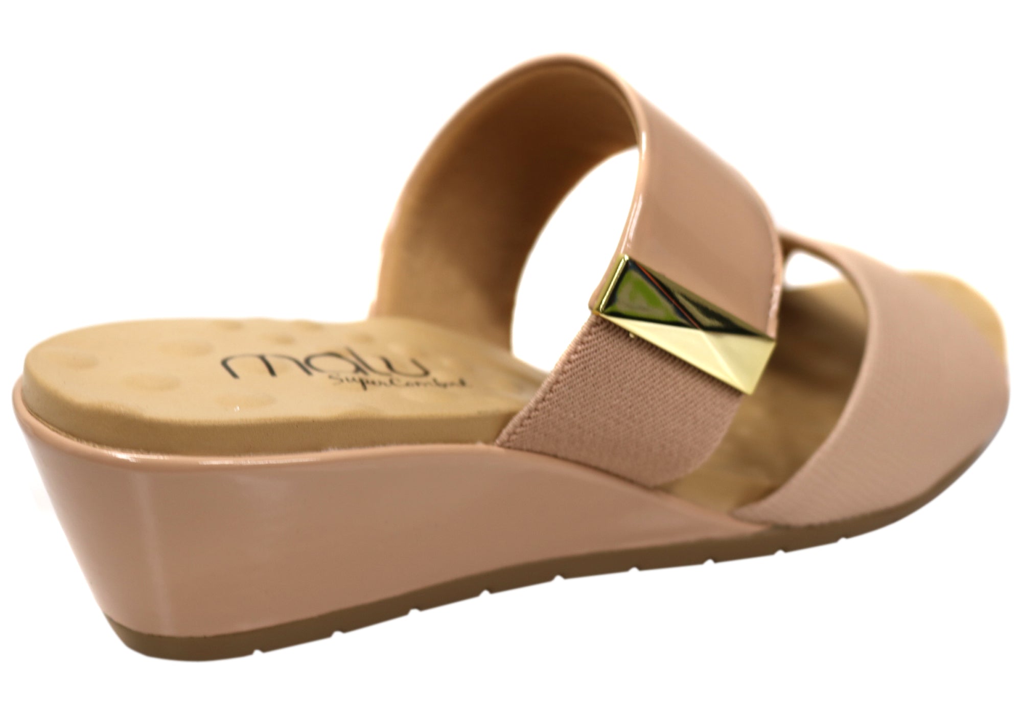 Malu Supercomfort Renay Women's Comfort Wedge Slides - Made in Brazil - Perfect for Beach, Pool, and Casual Summer Outfits