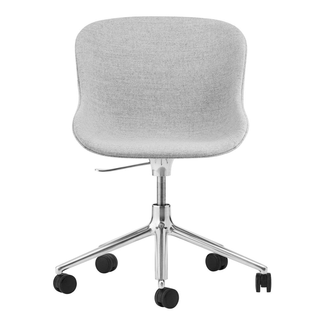 Ergonomic Office Chair with 5-Star Base & Gas Lift - Adjustable Height Upholstered Computer Desk Chair for Home & Office Workspace