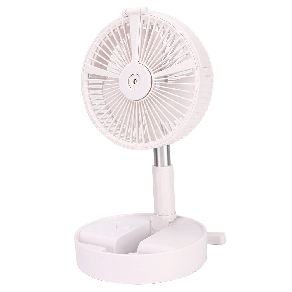 Portable Atomizing Fan with Built-in Battery - 6-24H Use for Home & Office