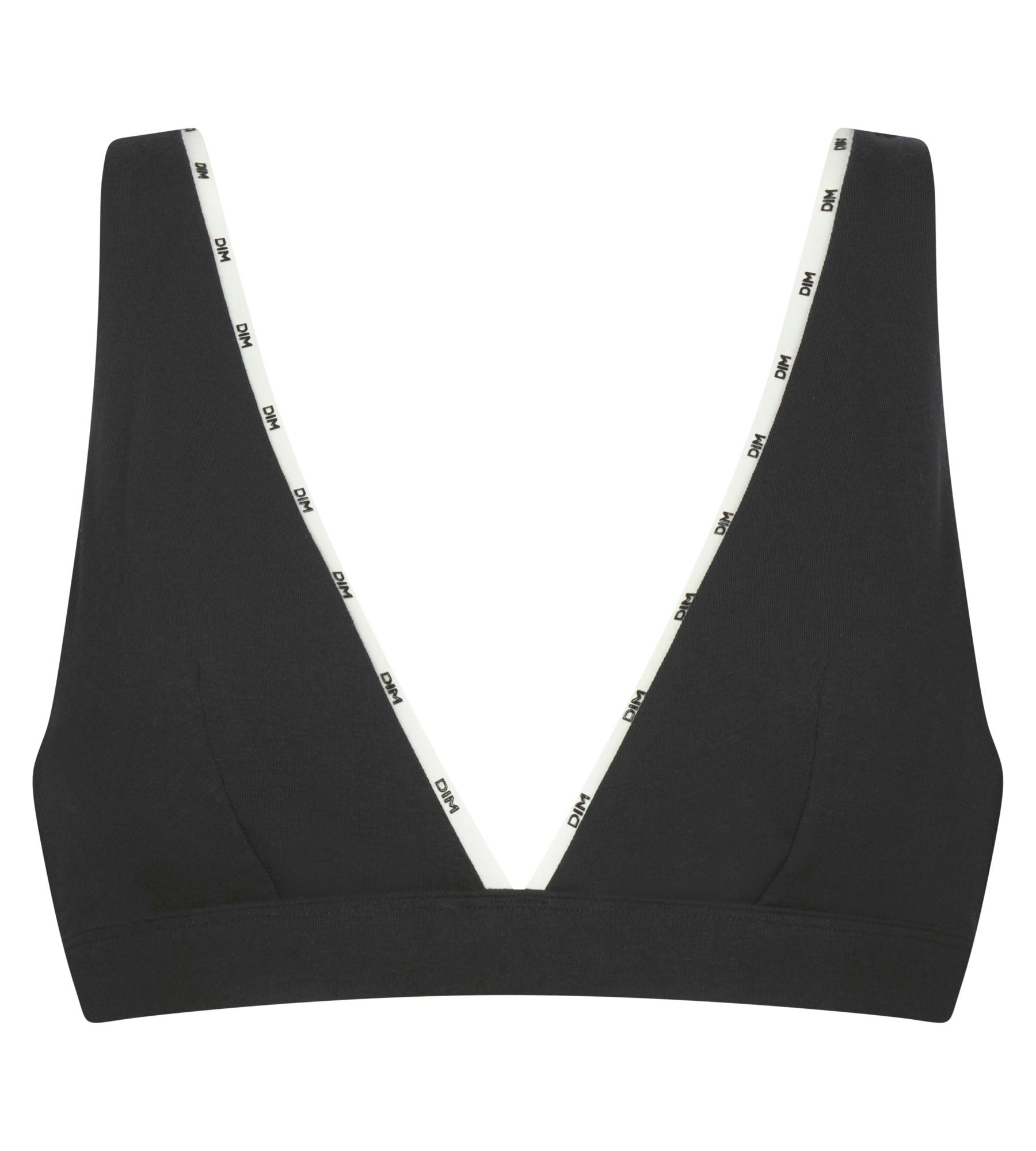Wireless Modal Cotton Scarf Bralette - Black Dim Icons | Comfortable Lounge & Sleep Wear for Women