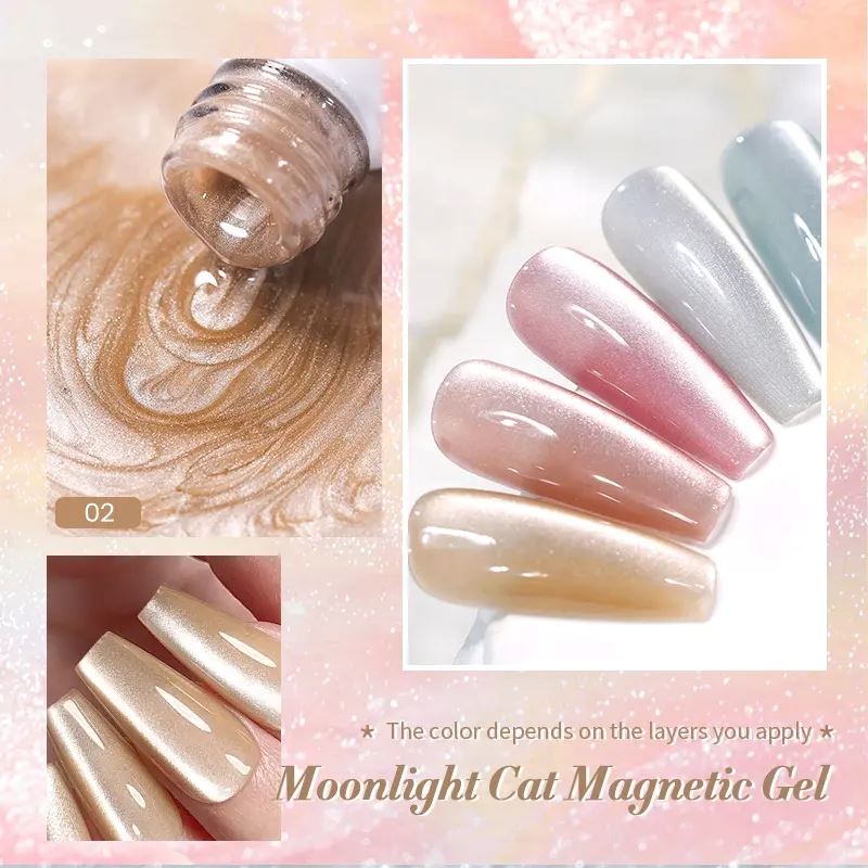 Born Pretty Magnetic Gel Polish - Moonlight Cat Eye Nail Polish for Long-Lasting Manicures | Perfect for Parties, Weddings & Special Occasions