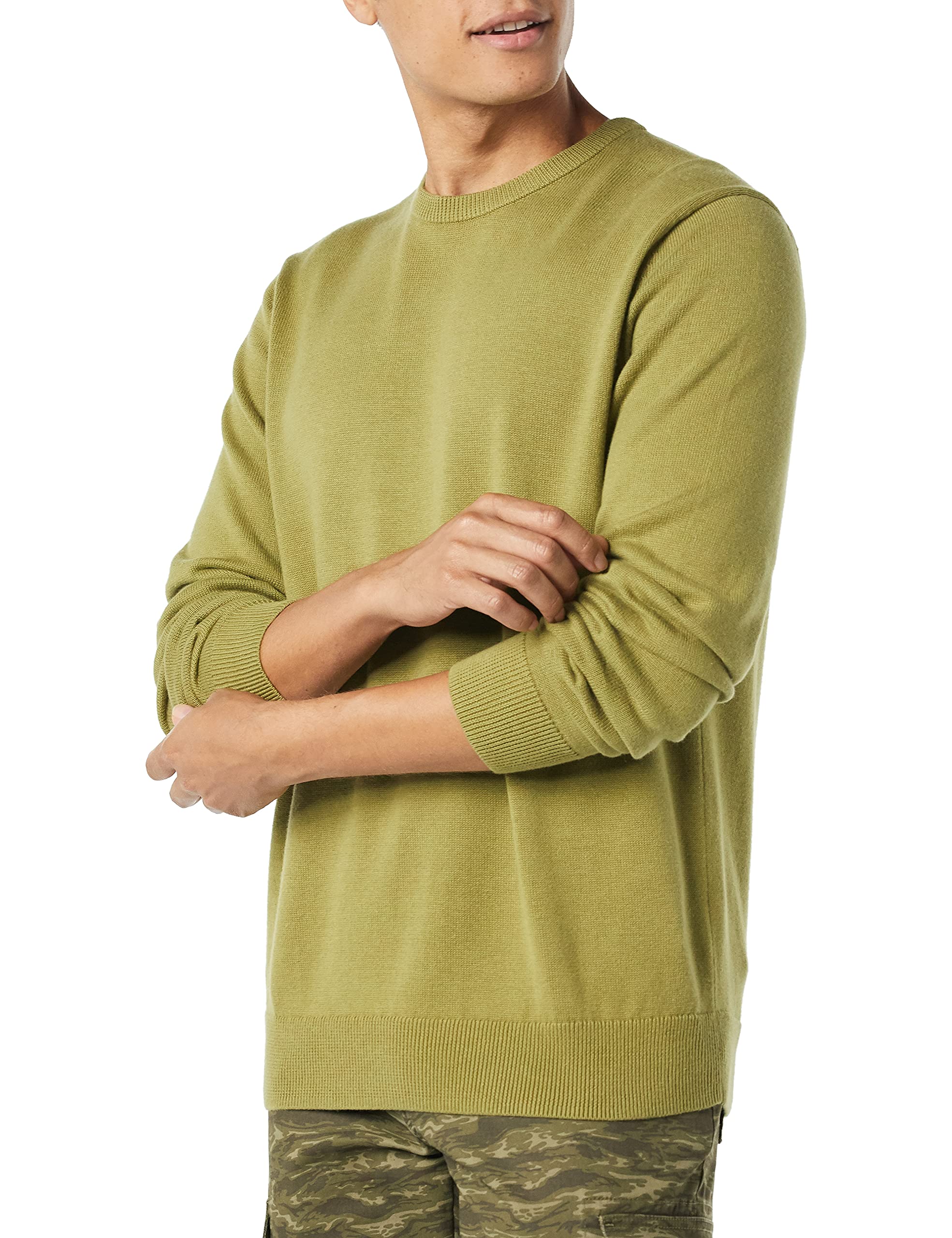 Amazon Essentials Men's Crewneck Sweater - Soft Casual Knit Pullover for Big & Tall Sizes | Perfect for Office Wear, Weekend Outings and Layering in Fall/Winter