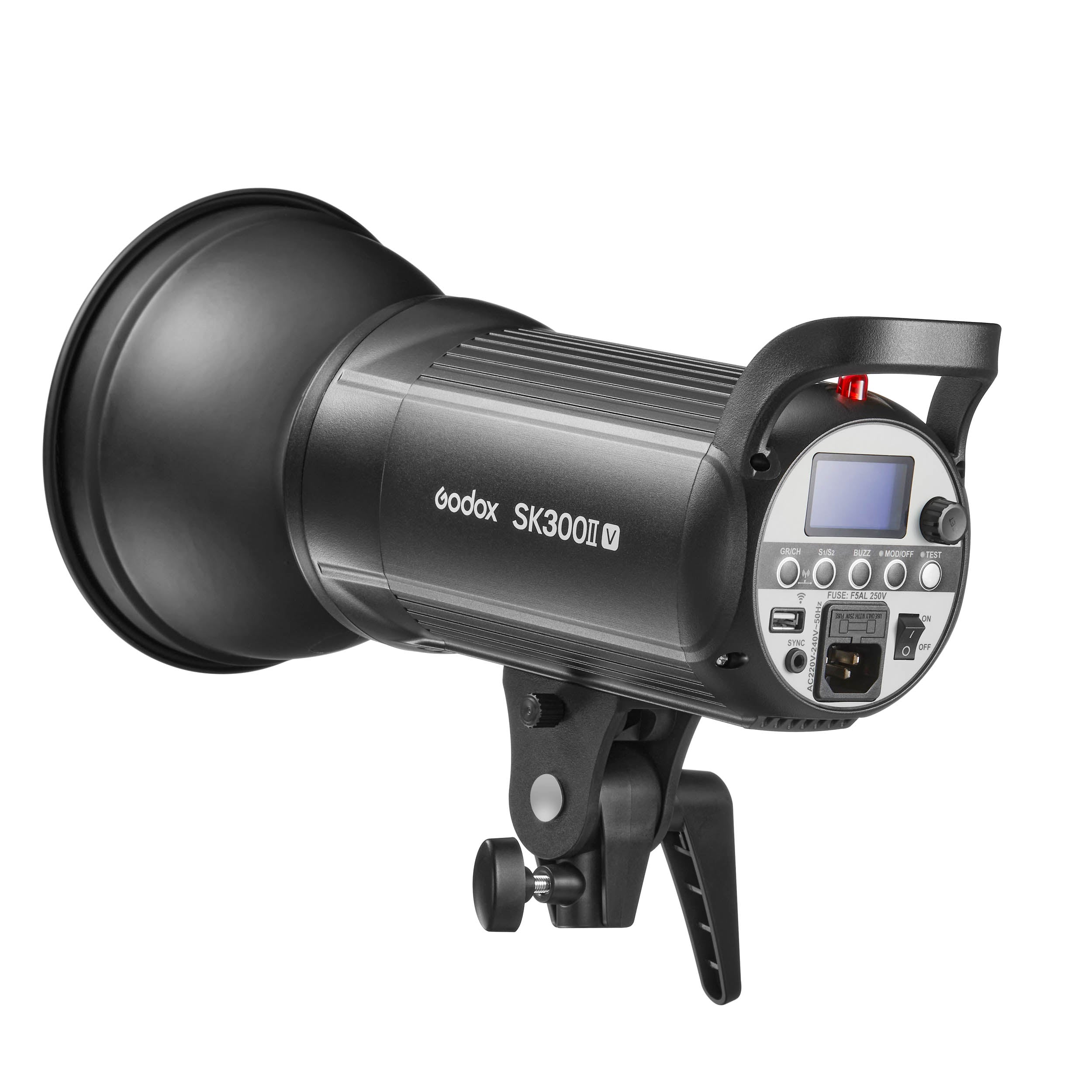 SK300II V S Type Three Head Boom Studio Strobe Kit - Professional Photography Lighting Equipment for Studio, Portrait, and Product Photography