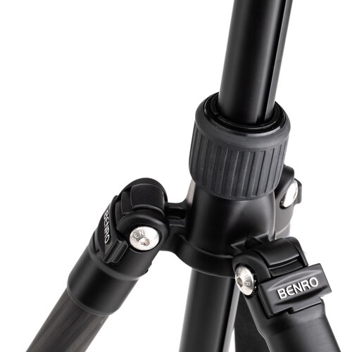 Benro Aero 2 PRO Carbon Fiber Travel Tripod with Twist Locks - Lightweight Video Tripod for DSLR Cameras, Perfect for Travel Photography, Vlogging & Outdoor Shooting