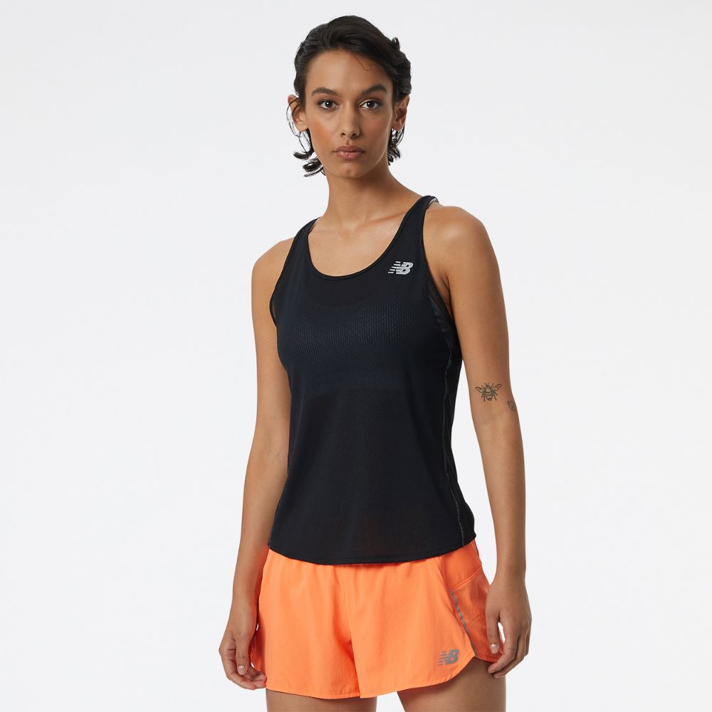 New Balance Women's Impact Run Tank Top - Lightweight Moisture-Wicking Workout Shirt for Running, Yoga & Gym - Comfortable Athletic Performance Apparel