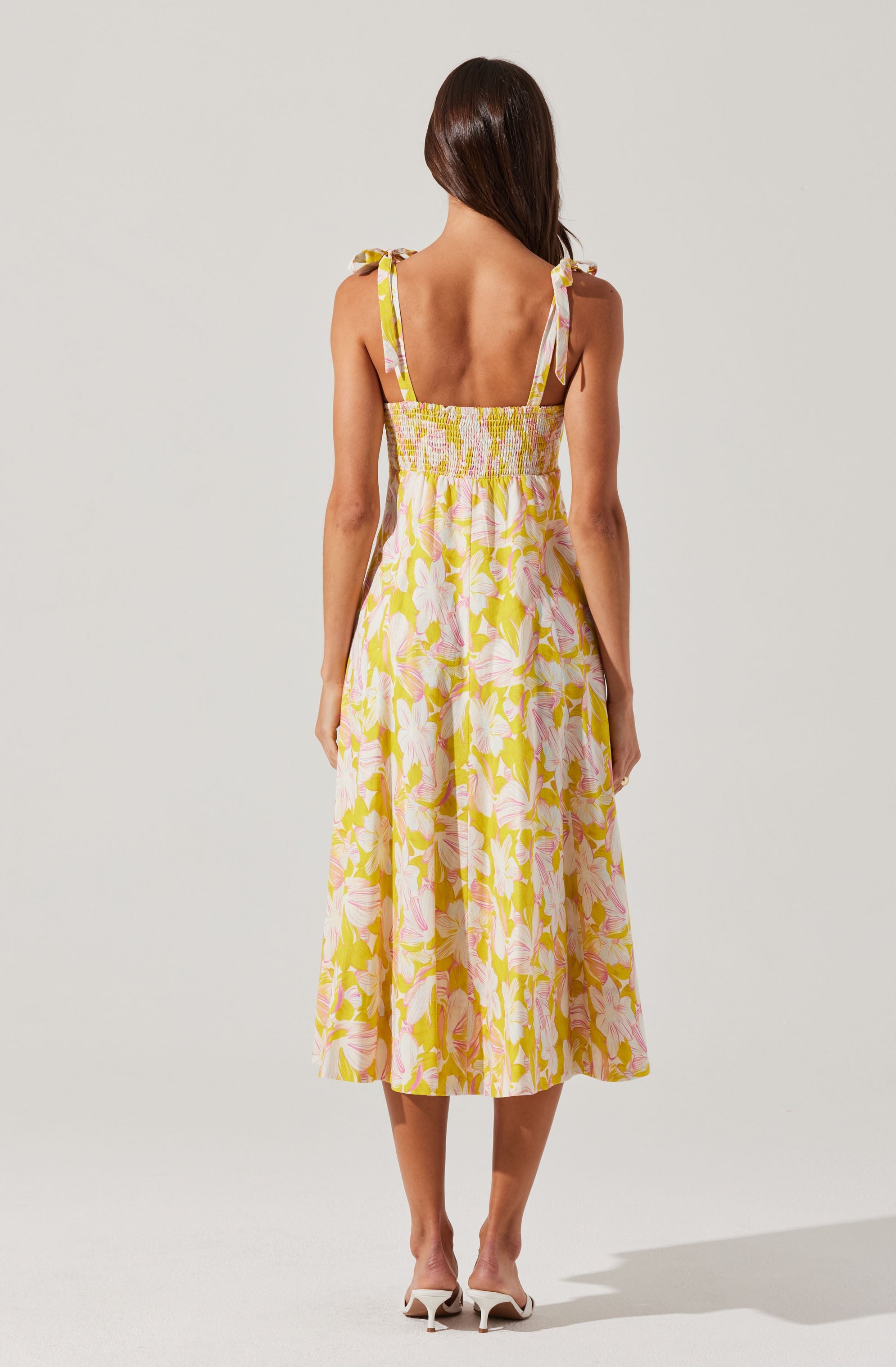 Stylish Shiann Patchwork Print Midi Dress for Women | Floral Bohemian Summer Dress | Perfect for Beach Vacations, Date Nights & Casual Outings