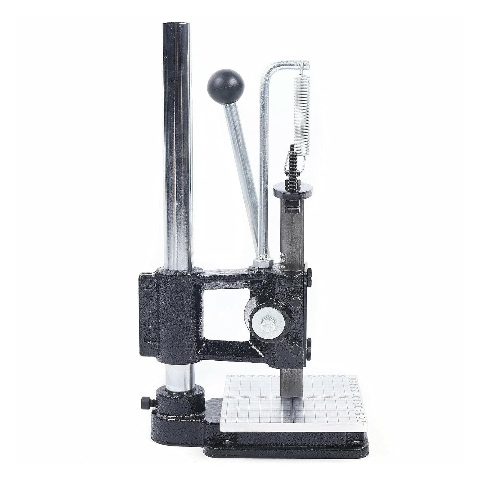 GVILTY Manual Leather Press Machine - Leather Imprinting & Stamping Tool for Punching, Pronging & Logo Pressing | Perfect for Leather Crafting, DIY Projects & Professional Leatherworking