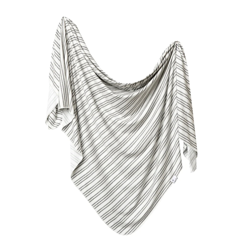 Soft Organic Cotton Knit Swaddle Blanket for Babies - Cozy & Breathable Newborn Wrap for Swaddling, Sleeping & Nursing - Perfect Baby Shower Gift