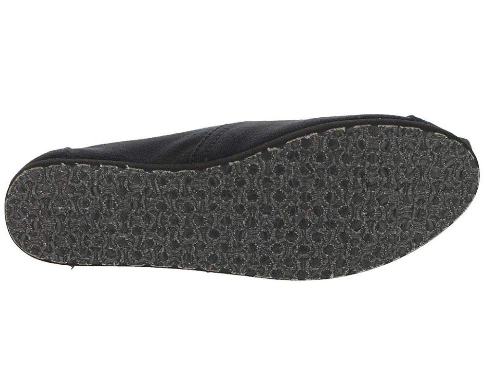 TOMS Women's Classic Black Canvas Slip-On Shoes 10002472 - Comfortable & Stylish for Casual Wear, Travel, and Everyday Use