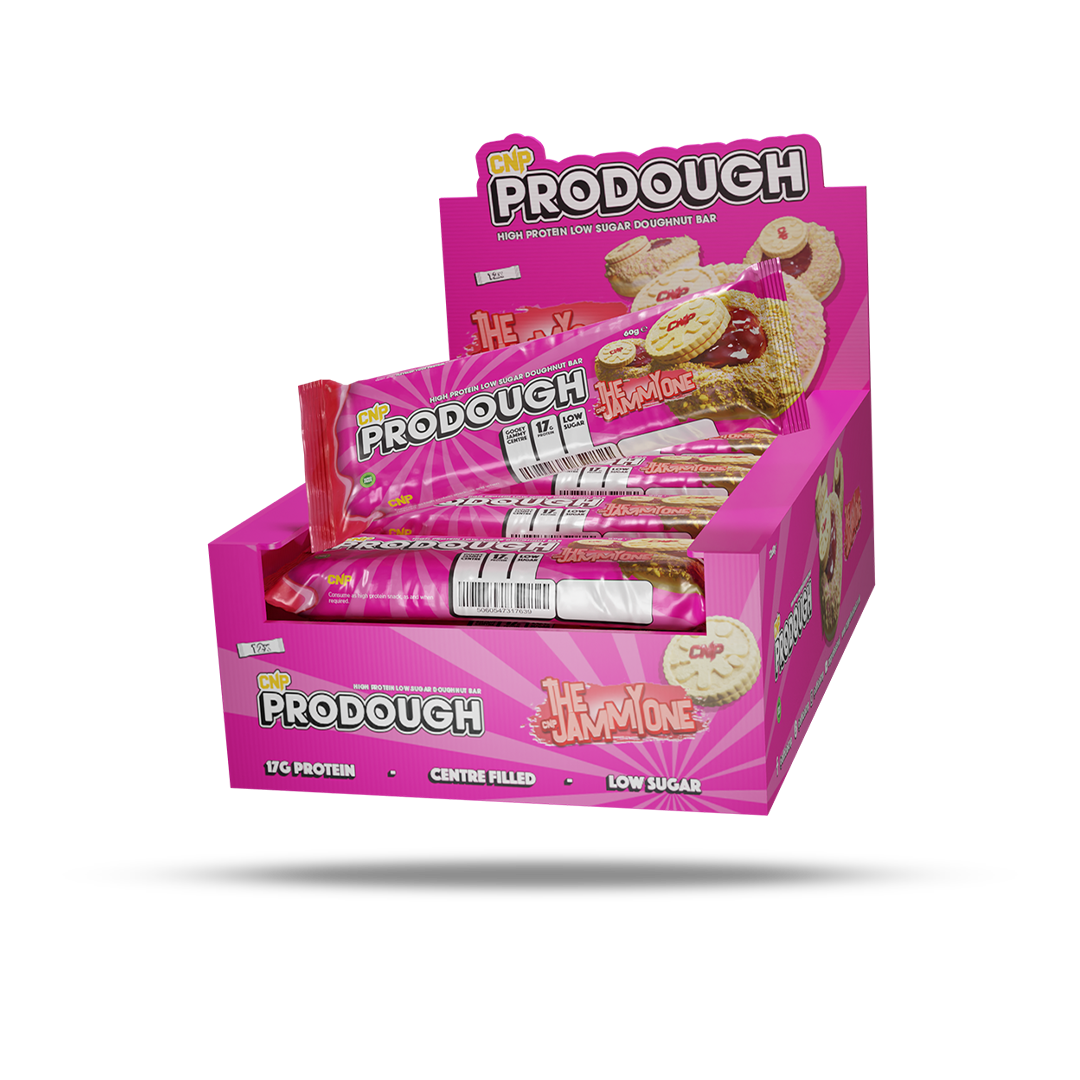 CNP Professional ProDough Protein Bar - 12 Pack (60g Each) | High Protein Snack for Gym, Workout & On-the-Go Energy | Delicious Nutrition for Fitness & Active Lifestyle