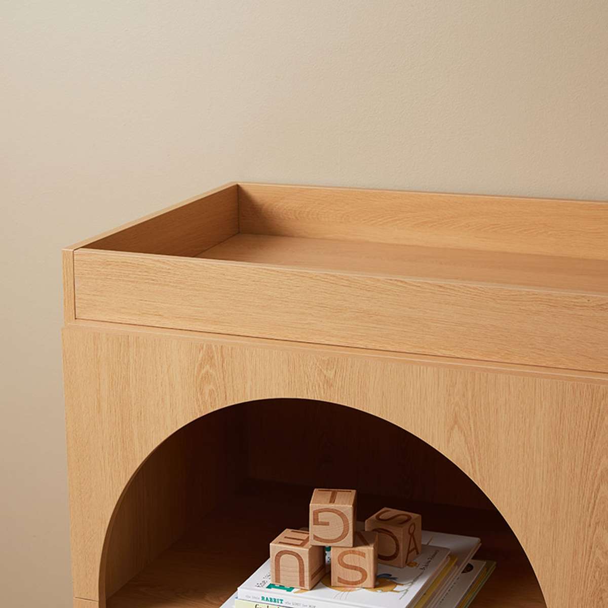 Archie Baby Changing Table with Removable Top - Sturdy Nursery Dresser for Diaper Changing & Storage | Perfect for Newborns & Toddlers in Bedroom or Nursery