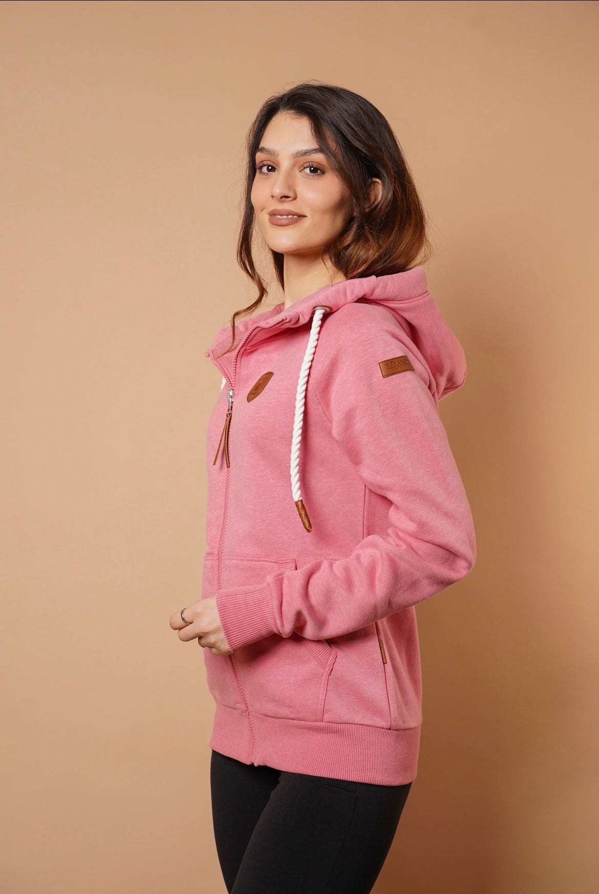 Hera Punch Full Zip Hoodie for Women & Men - Stylish Comfortable Fleece Jacket with Pockets - Perfect for Casual Wear, Gym, and Outdoor Activities