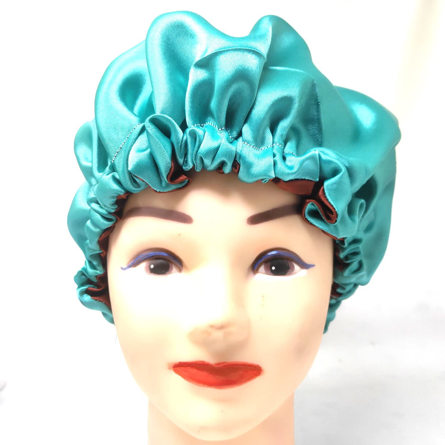 Anokhi Ada Dual Layer Satin Bonnet for Girls & Women - 36-08 - Soft & Breathable Hair Protection for Sleeping & Styling - Perfect for Curly, Natural & Protective Hairstyles