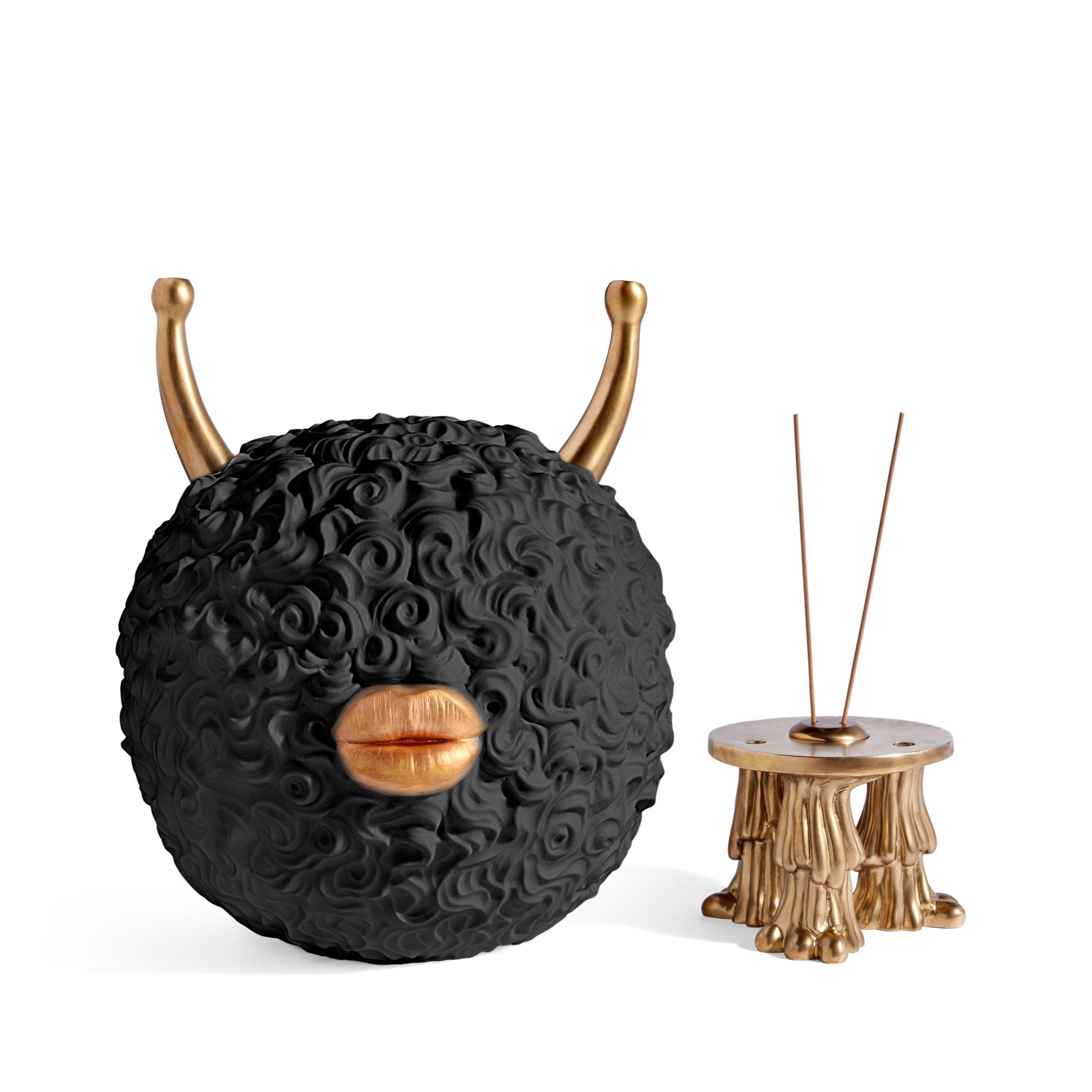 Premium Haas Monster Incense Burner - Handcrafted Ceramic Aromatherapy Diffuser for Home, Office & Meditation | Relaxing Scented Essential Oil Burner for Yoga, Spa & Feng Shui Decor