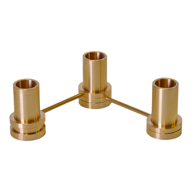 Ox Denmarq Modern Candle Holder - Sleek Metal & Glass Design for Home Decor, Wedding Centerpieces & Romantic Ambiance