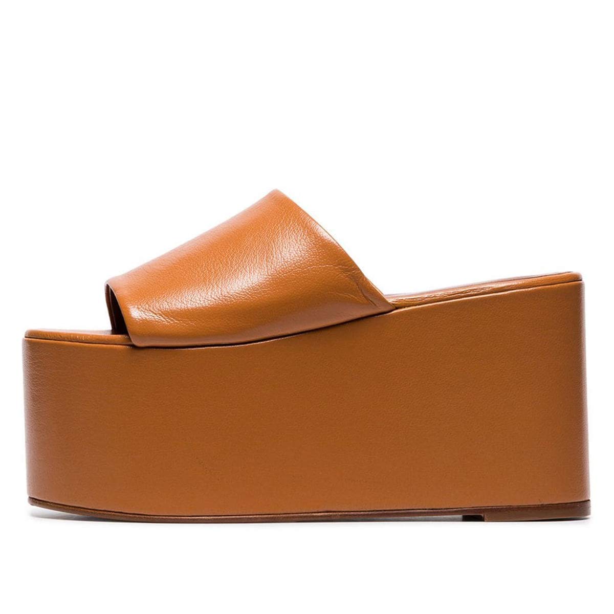 YDN Women's Super Thick Platform High Wedge Heel Sandals - Open Toe Casual Summer Slide Slippers for Beach, Pool, and Outdoor Wear