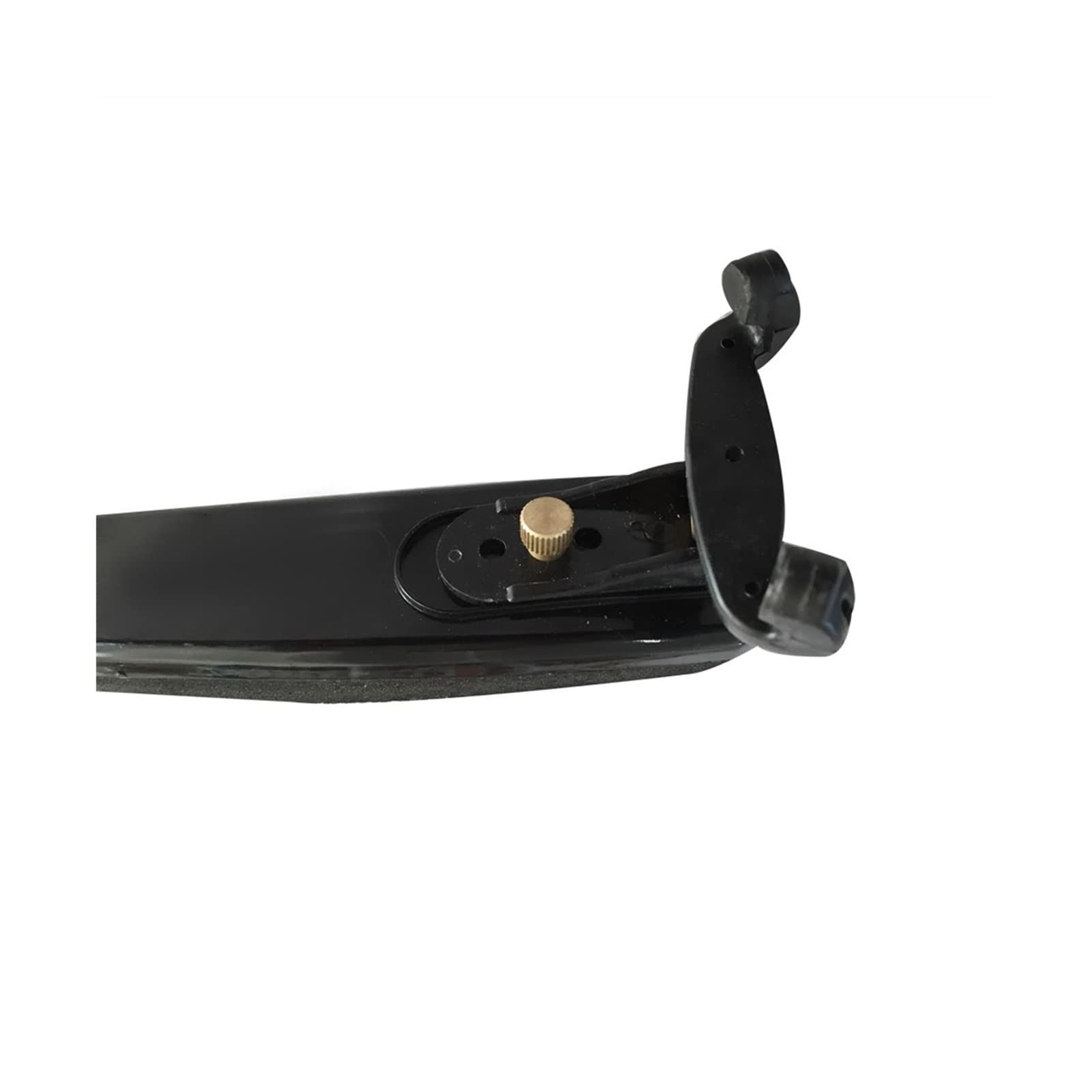 FLFL Black Plastic Adjustable Violin Shoulder Rest with EVA Padding - Comfortable 3/4 Size Violin Accessory for Students & Professionals - Perfect for Practice, Performances & Orchestra Rehearsals