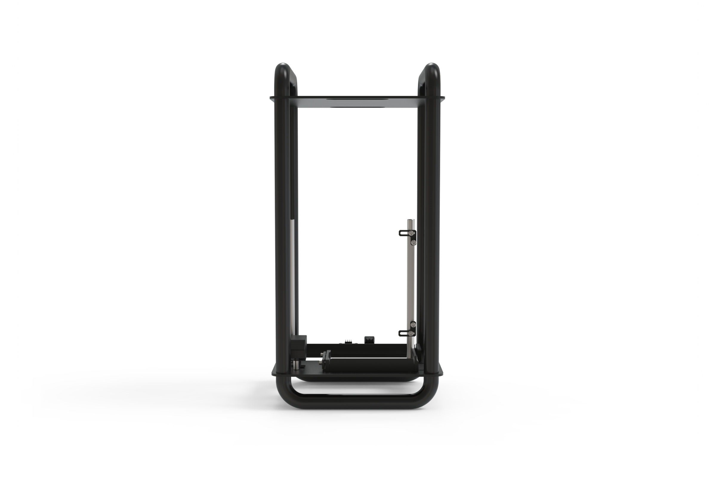 Streacom DA6 Open Frame ITX PC Case - Chrome & Black - Compact Mini Gaming & HTPC Builds for Small Spaces