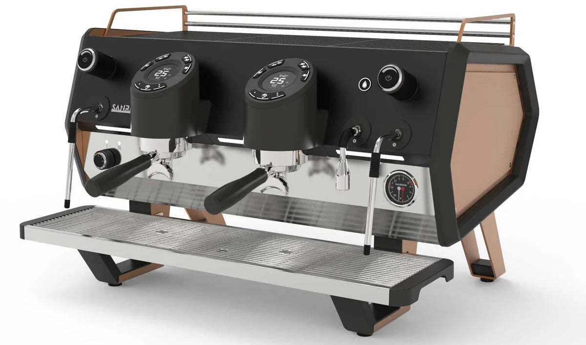 Sanremo D8 Commercial Espresso Machine - 2 Group Heads, Black Finish for Cafes & Coffee Shops | Perfect for High-Volume Brewing & Professional Baristas