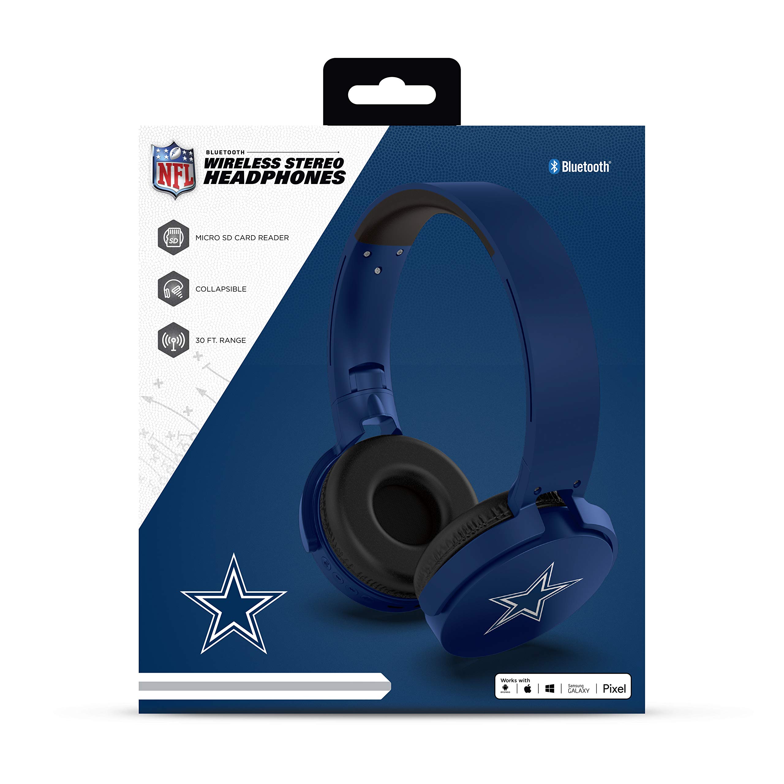 SOAR NFL Wireless Bluetooth Headphones for Sports & Gaming - Noise Cancelling Over-Ear Headset with Mic, 40H Playtime - Perfect for Football Fans, Workouts & Travel