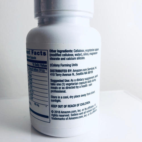 Probiotic 5 Billion CFU with 8 Strains & Prebiotic - 120 Vegan Capsules (4 Month Supply) - Supports Digestive & Immune Health - Expires 6/2024 - Perfect for Daily Gut Health Maintenance & Travel Wellness