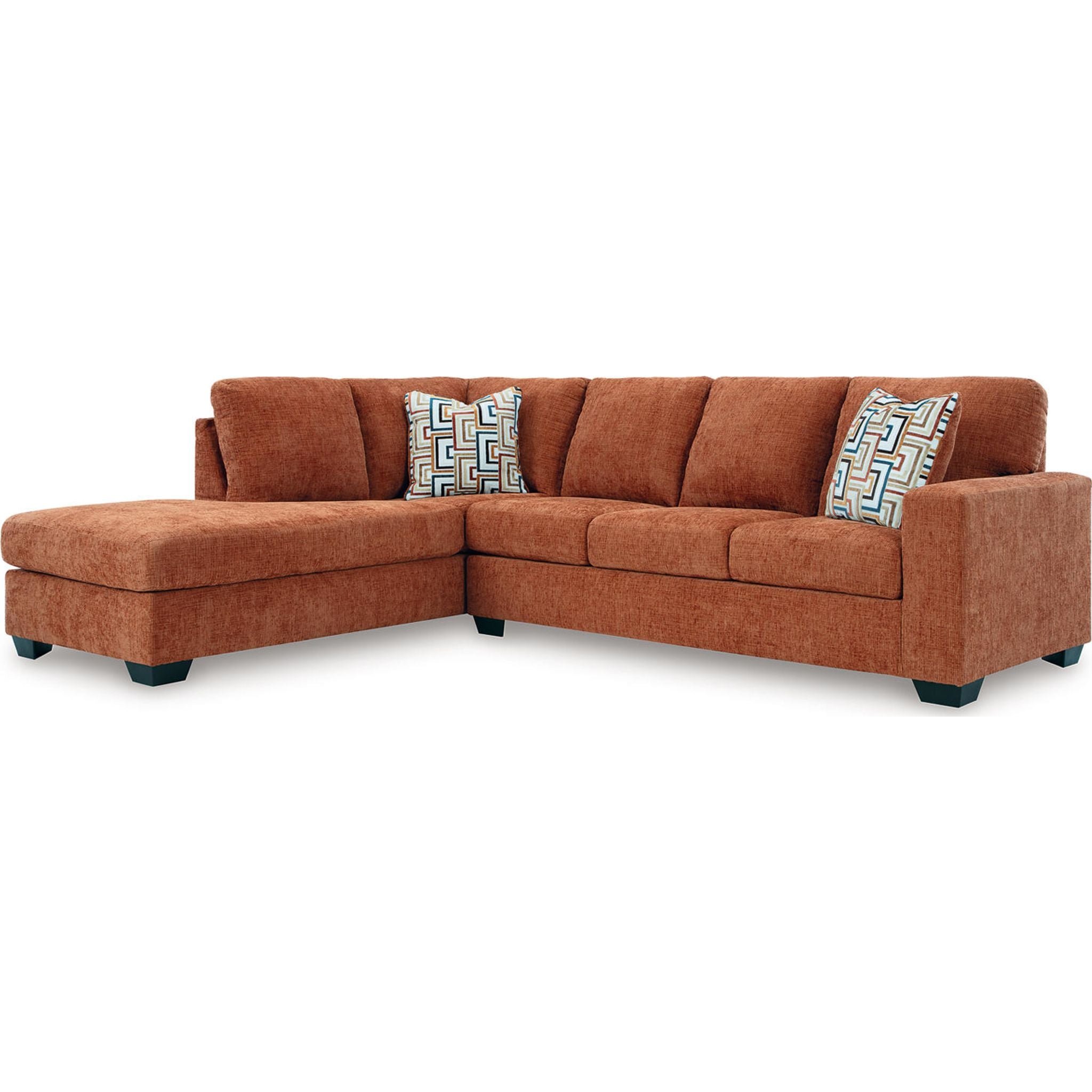 Stylish Aviemore 2-Piece Sectional Sofa with Chaise Lounge - Modern Living Room Furniture for Small Spaces & Apartments | Perfect for Family Gatherings, Movie Nights & Relaxing