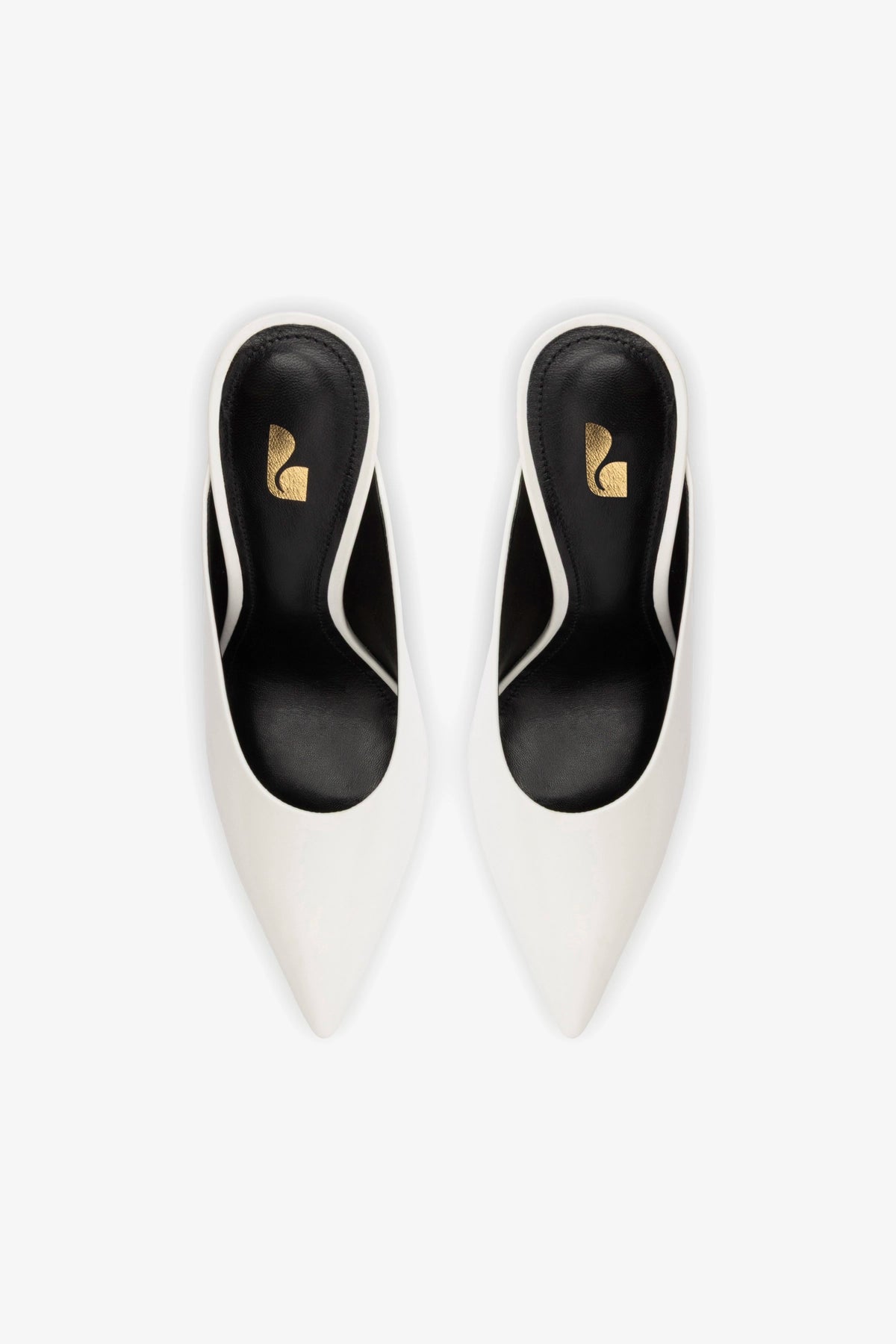 Lova Mule Slippers - White Patent Leather Women's Shoes | Comfortable House Slides for Indoor/Outdoor Wear