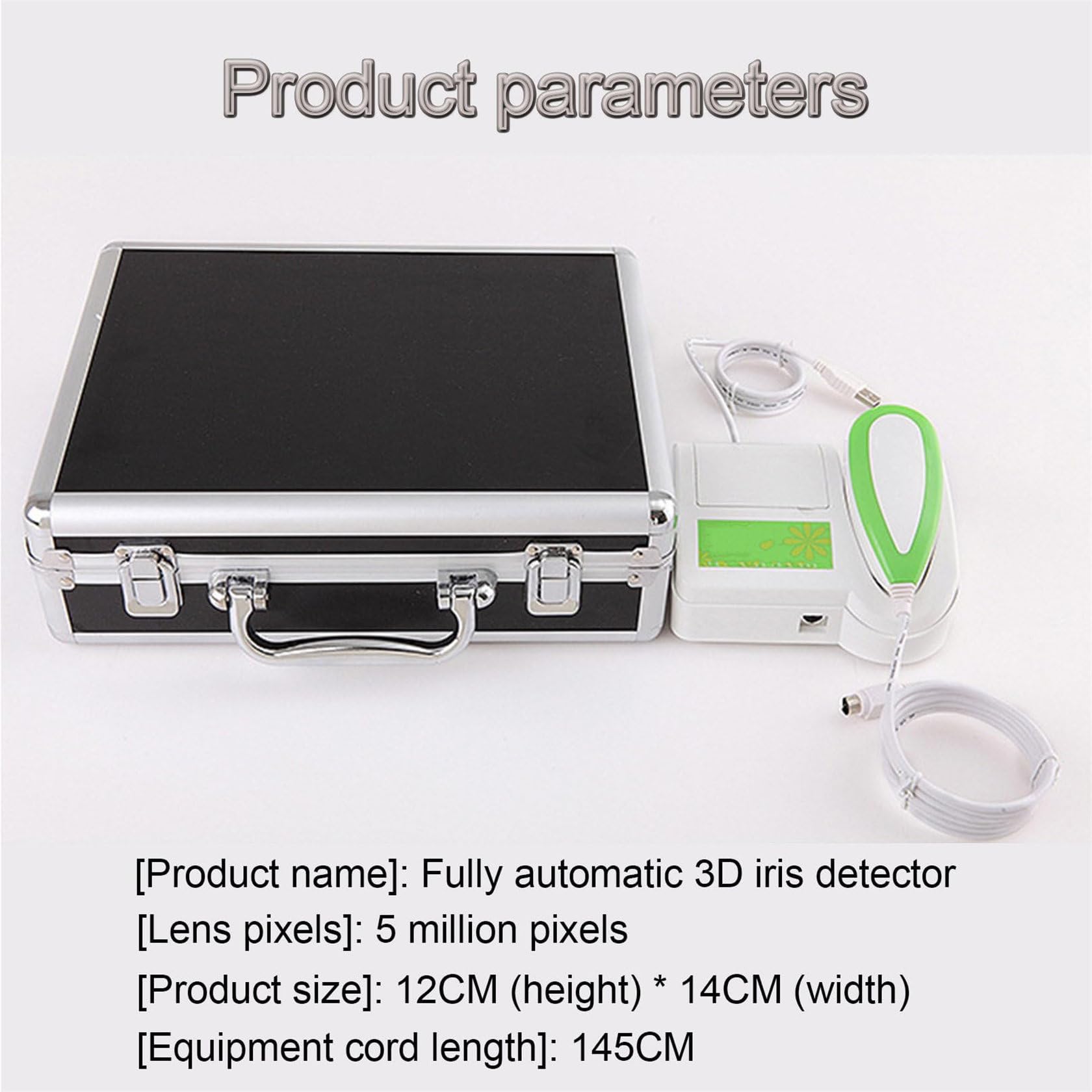 ZHIXUMM Portable Iris Analysis Camera - 5MP HD Multi-Function Eye Iris Detector for Hair, Skin & Iris Detection | Perfect for Home Health Monitoring, Beauty Analysis & Wellness Checkups