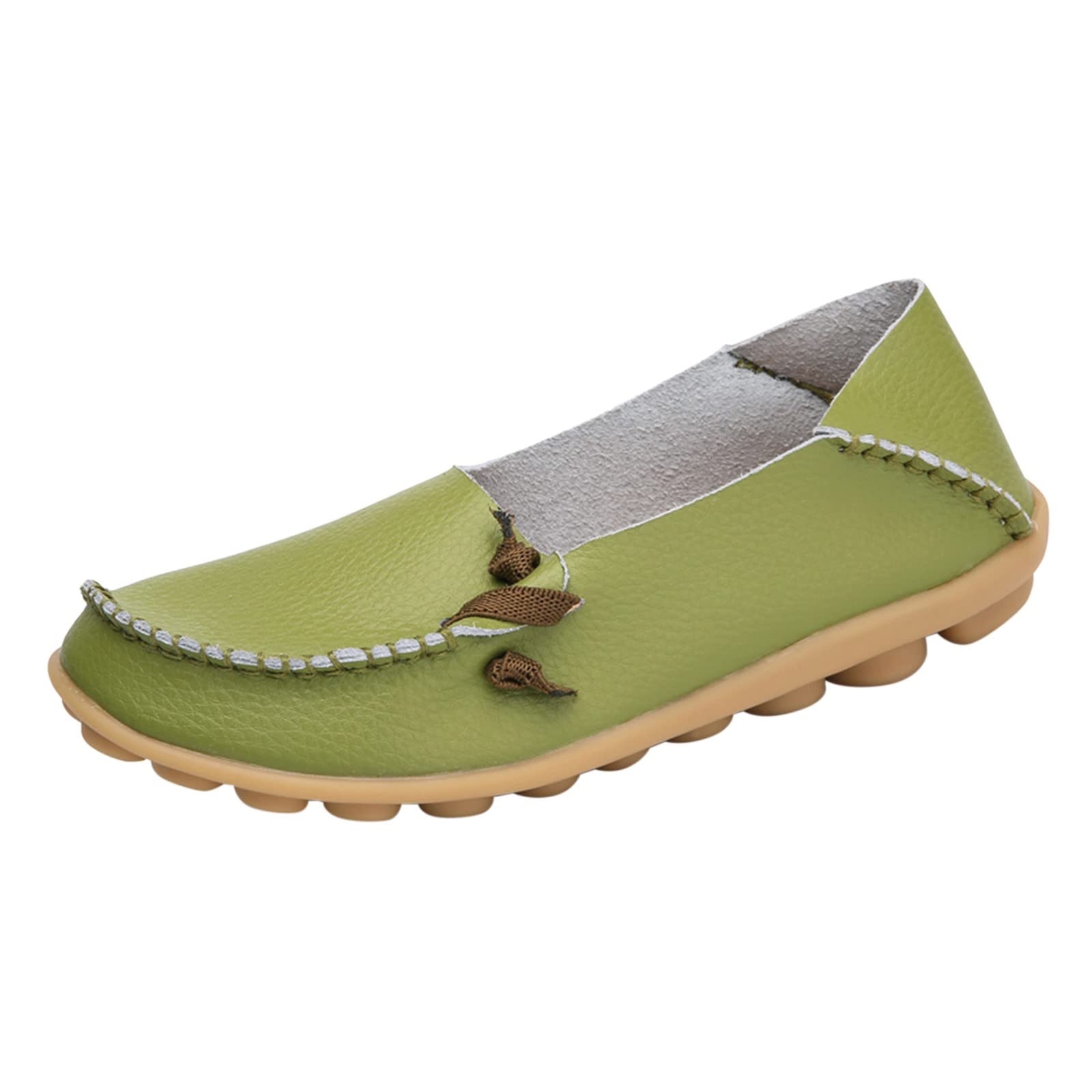 Women's Slip On Sneakers Wide Width Casual Heels - Breathable Lace Up Flats for Everyday Wear | Perfect for Work, Travel & Walking Comfort