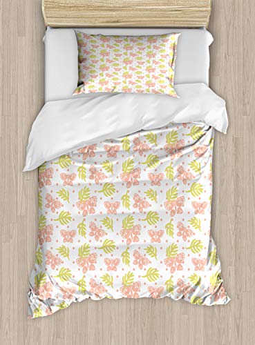 Blush Pale Green White