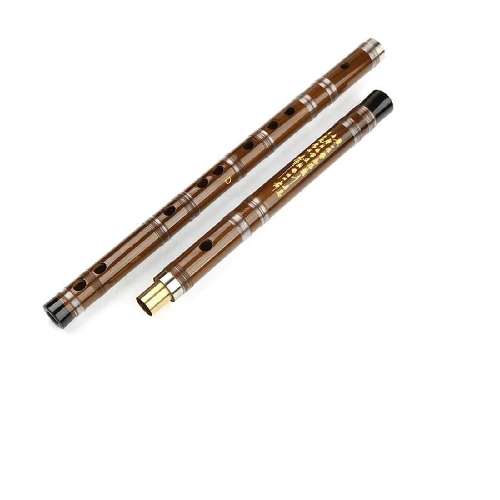 Professional 6-Hole Bamboo Flute (E Key) - Traditional Chinese Dizi Wind Instrument for Beginners & Professionals - Perfect for Meditation, Yoga, and Music Performances
