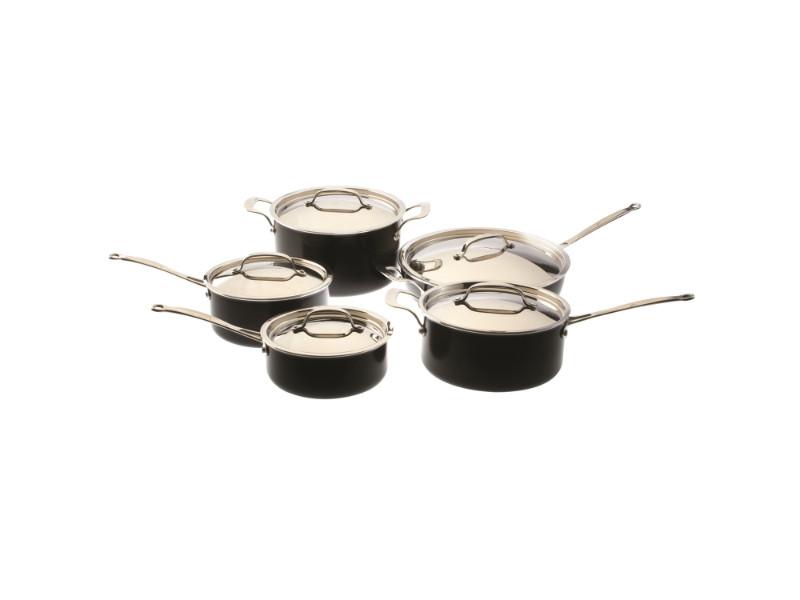 BergHOFF Earthchef Acadian 10-Piece Non-Stick Cookware Set - Premium Kitchen Cookware for Frying, Boiling & Baking - Perfect for Home Chefs & Everyday Cooking