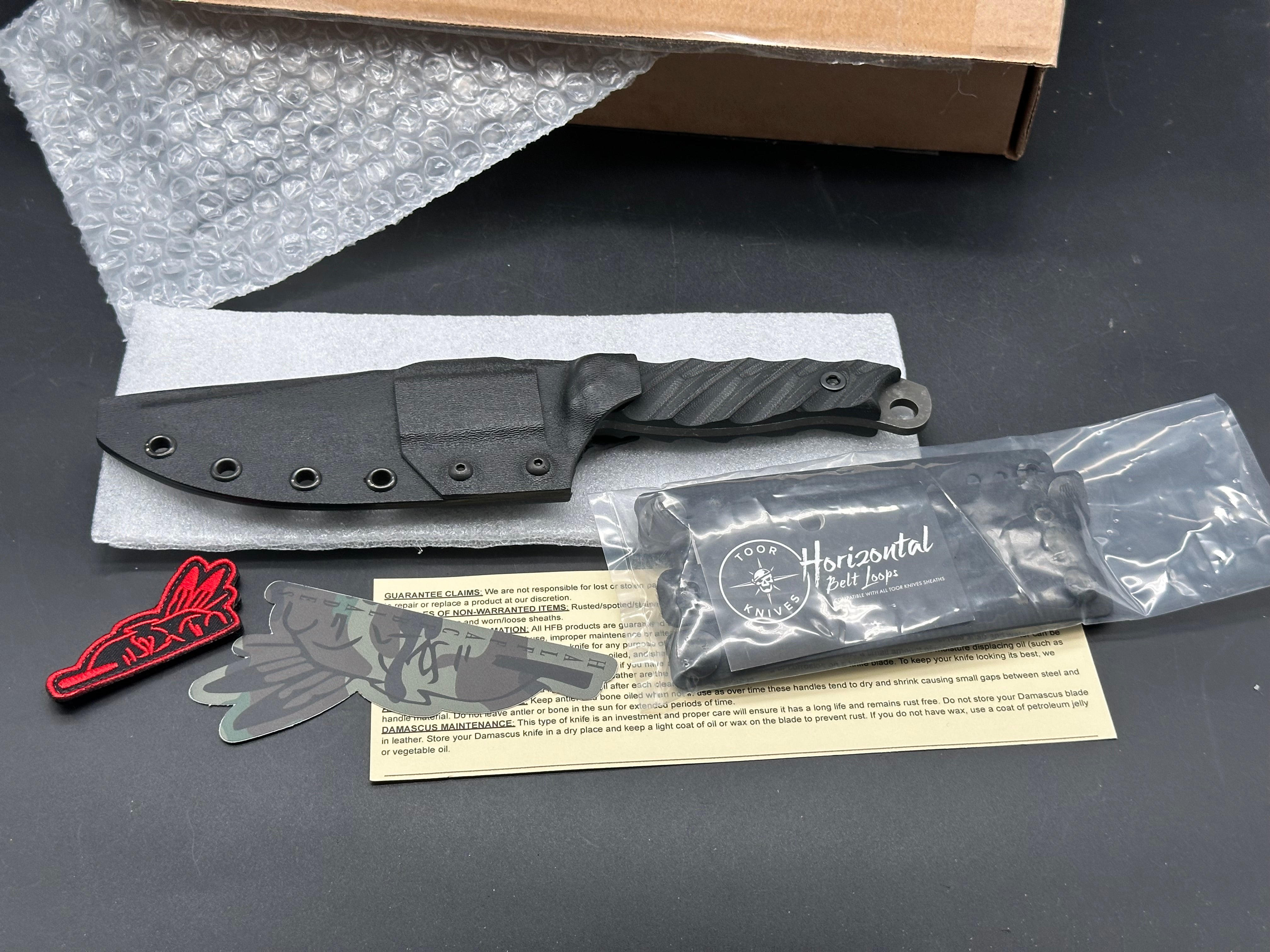 Half Face Blades Crow Scout - Premium Tactical Survival Knife for Outdoor Camping, Hunting & Bushcraft | Durable Full Tang Fixed Blade with Sheath | Perfect for Wilderness Adventures & Emergency Preparedness